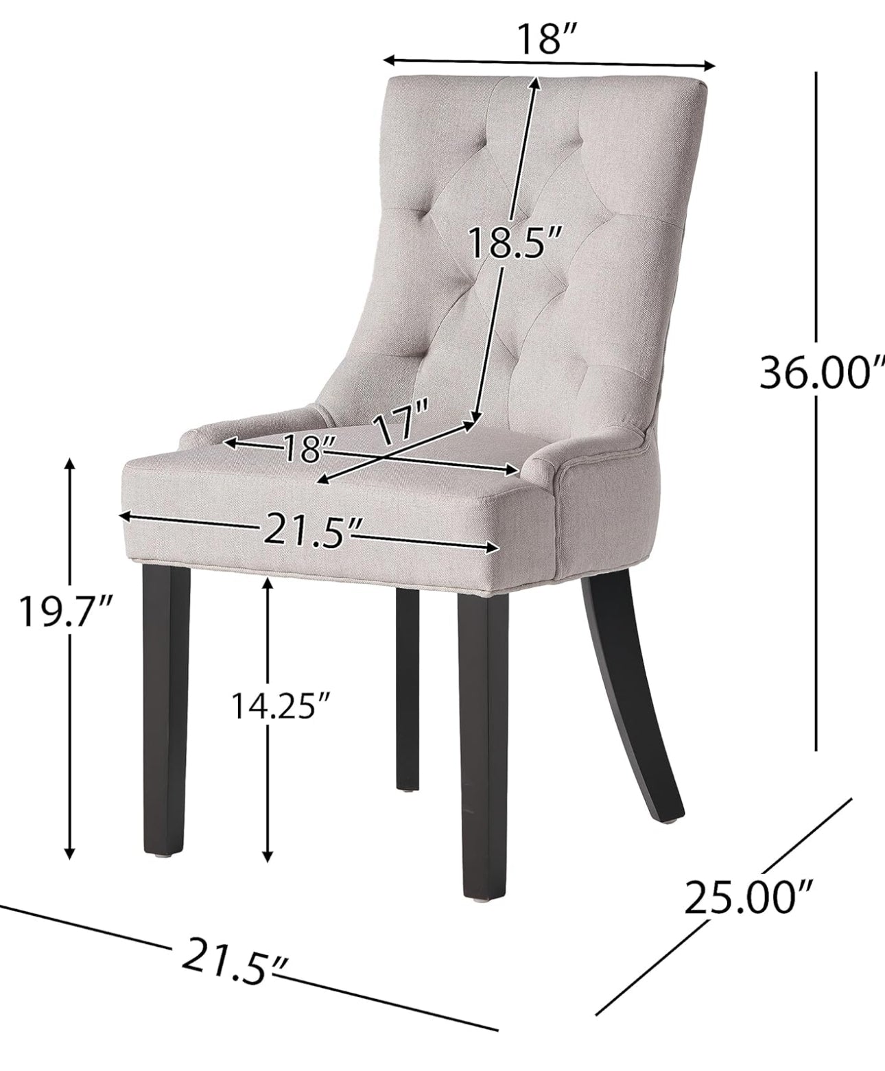 Haydon Tufted Side Chair (Set of Two)