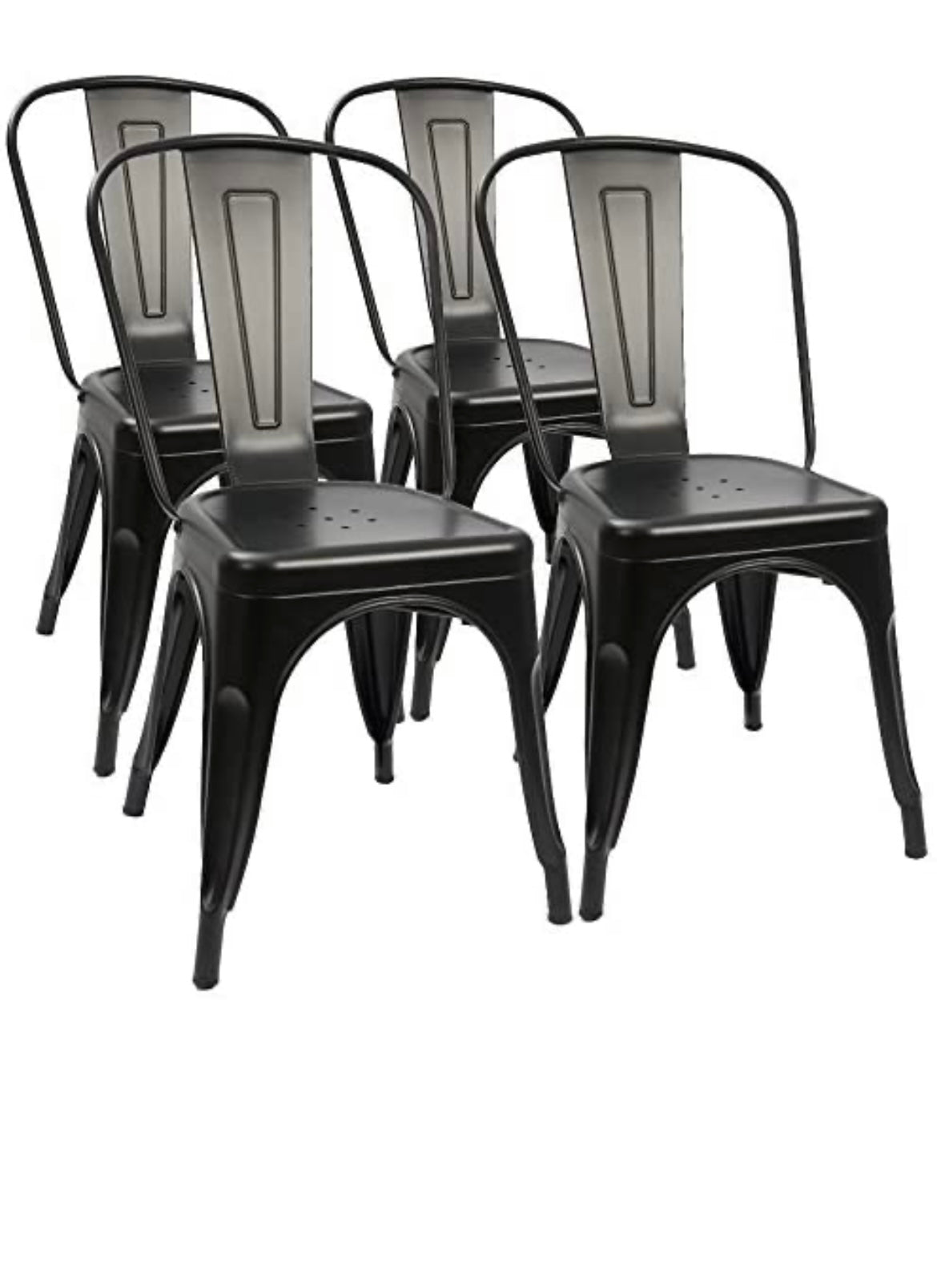 Industrial Metal Dining Chairs