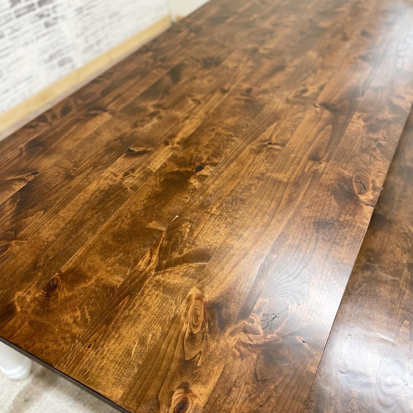Honey Stain on Rustic Alder.