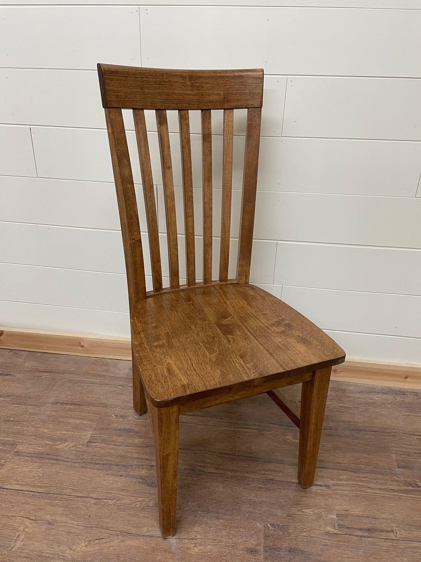 Mission Dining Chair stained Honey.