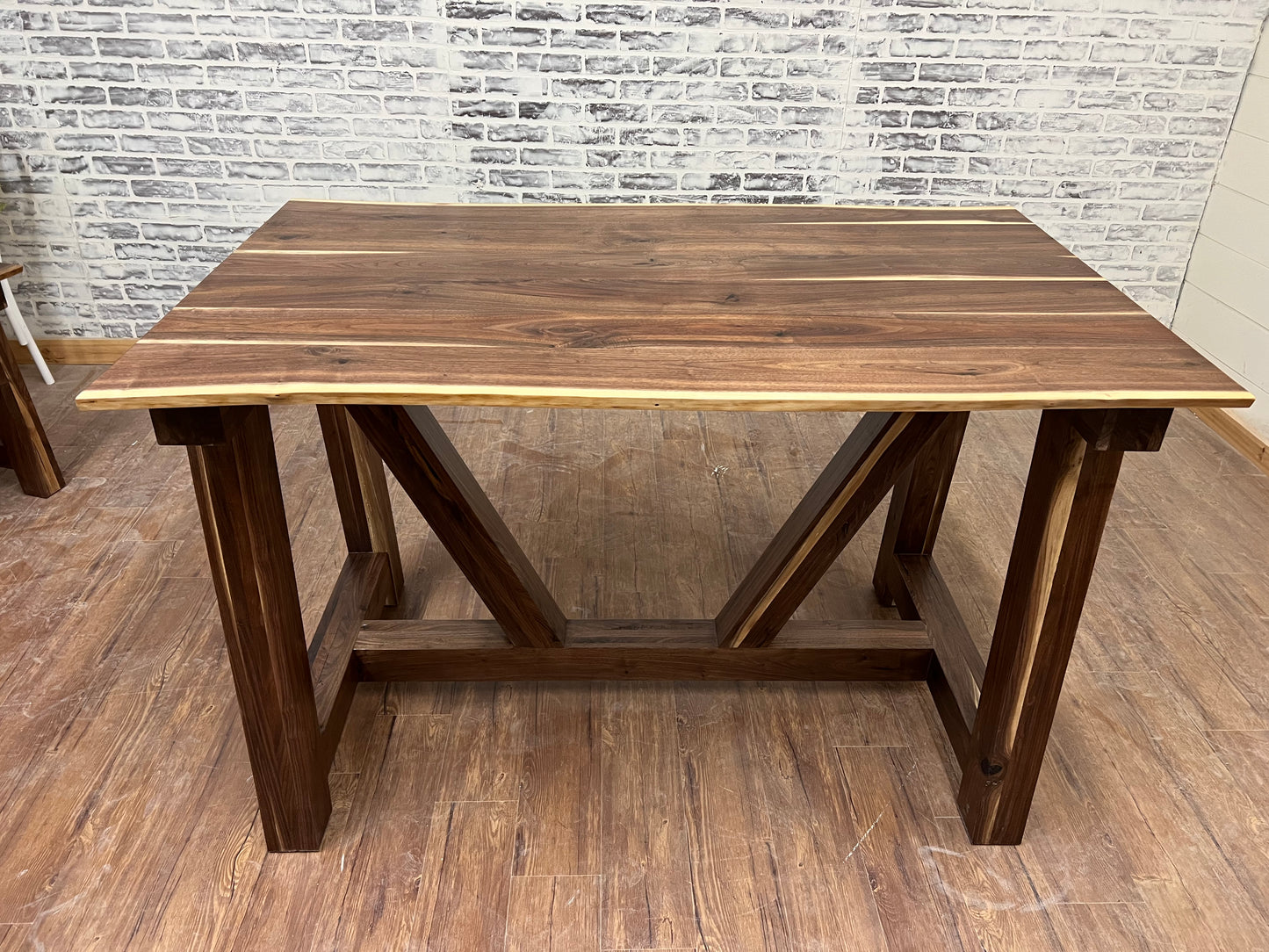 Counter Height Truss Dining Table
