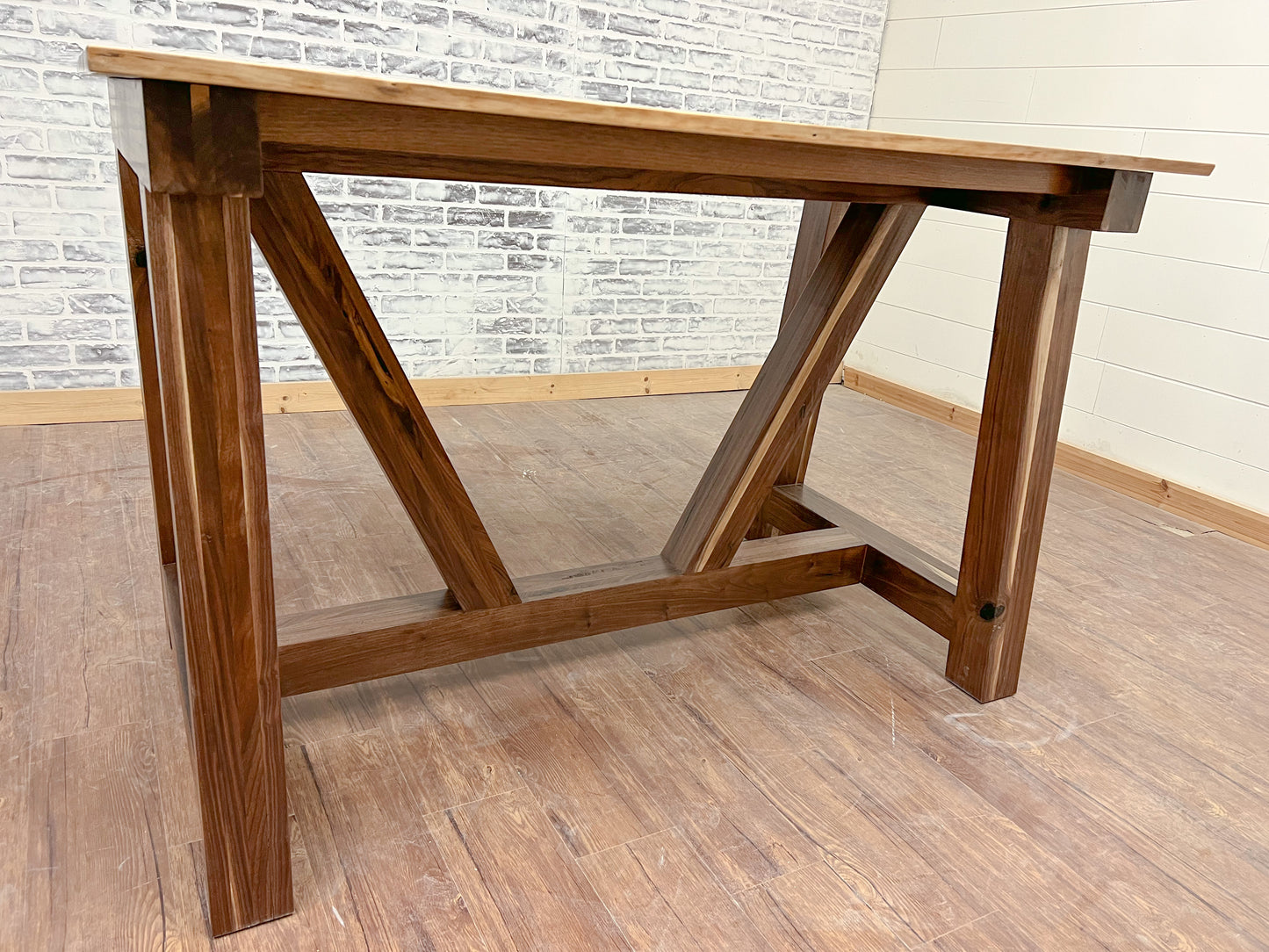 Counter Height Truss Dining Table