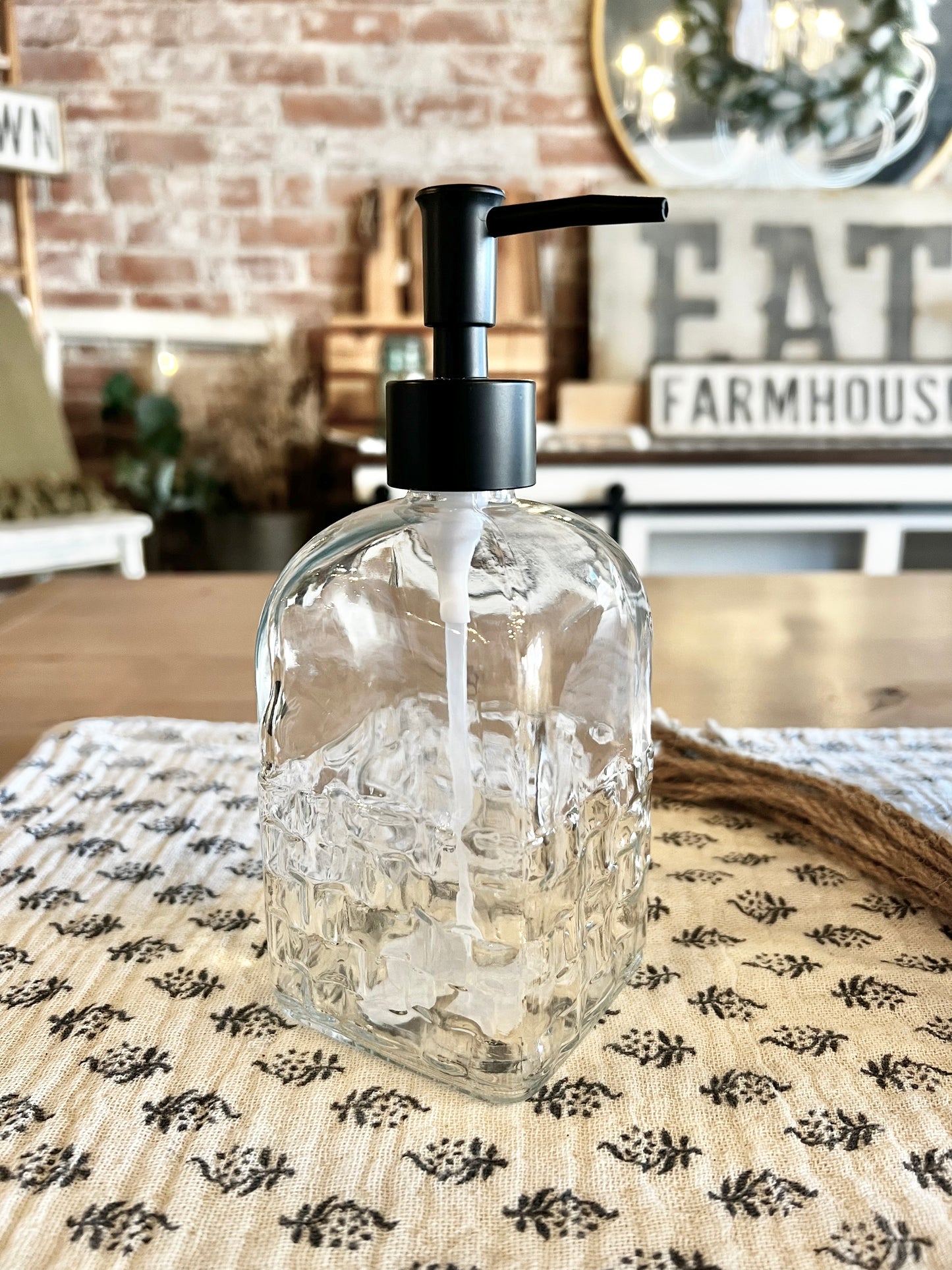 Glass Soap/Lotion Dispensers