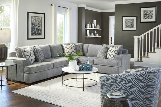 Ritzy Gray Sectional
