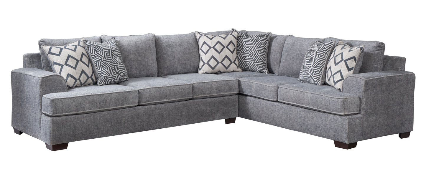 Ritzy Gray Sectional