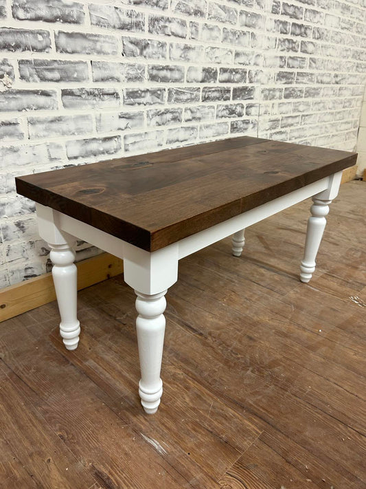 Matching Rustic Farm Bench