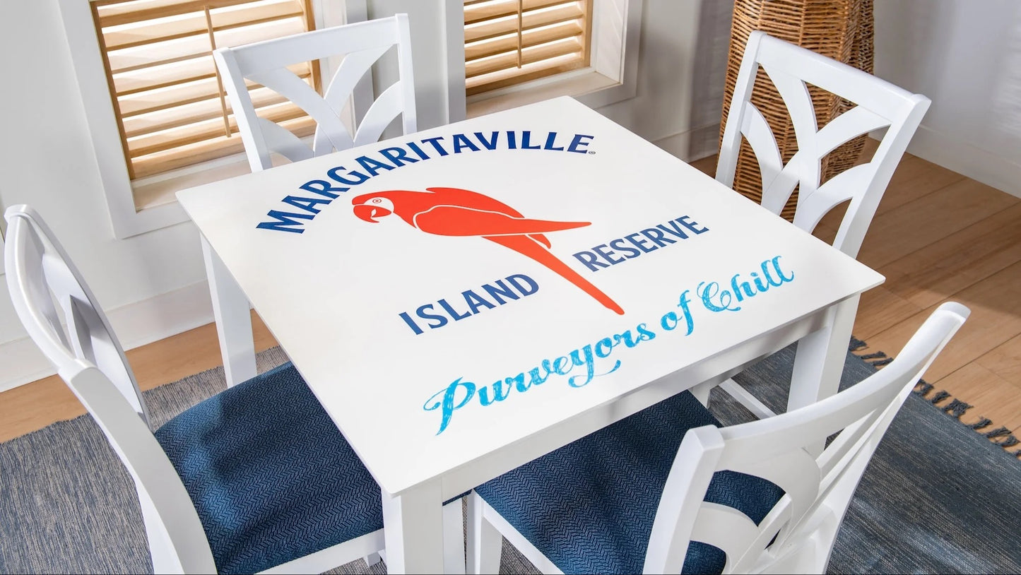 36"x36" Margaritaville 5-Piece Counter Height Dinette & Chairs