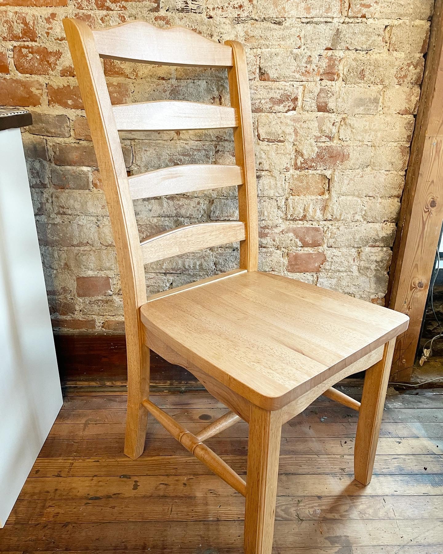 Magnolia Dining Chair with a Natural Finish.