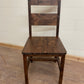 Jase Dining Chair in Rustic Alder with Espresso stain.