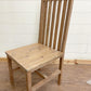 Newton Dining Chair in Rustic Alder stained Weathered Oak.