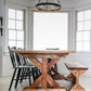 Rustic Chunky Trestle Farm Table