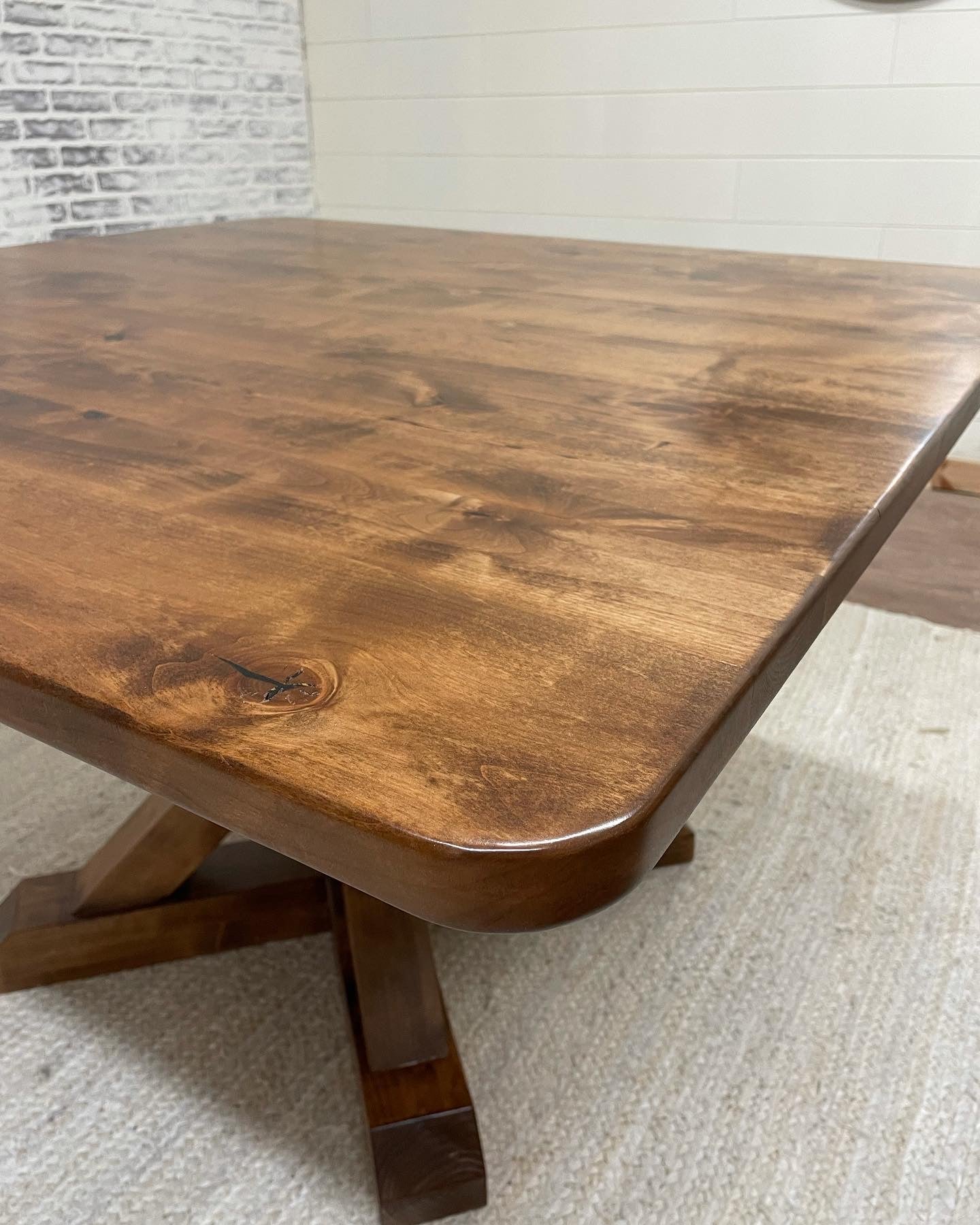 Square Trestle Dining Table