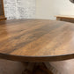 Pictured is a 60" W Hickory table with Espresso stain.