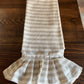 Tea Towel with a Ruffle