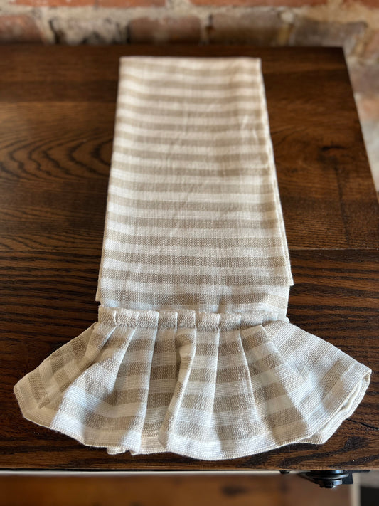 Tea Towel with a Ruffle