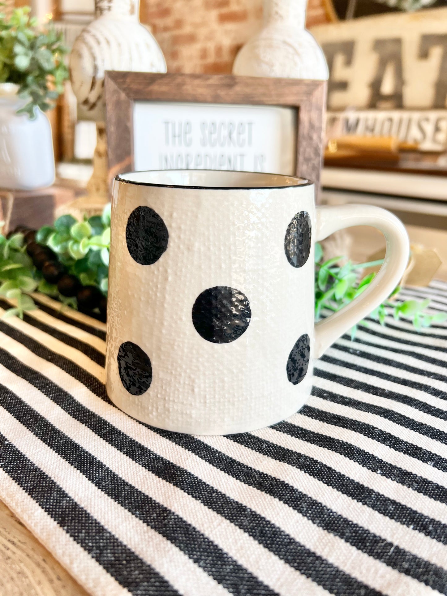 Polka Dot Coffee Mug