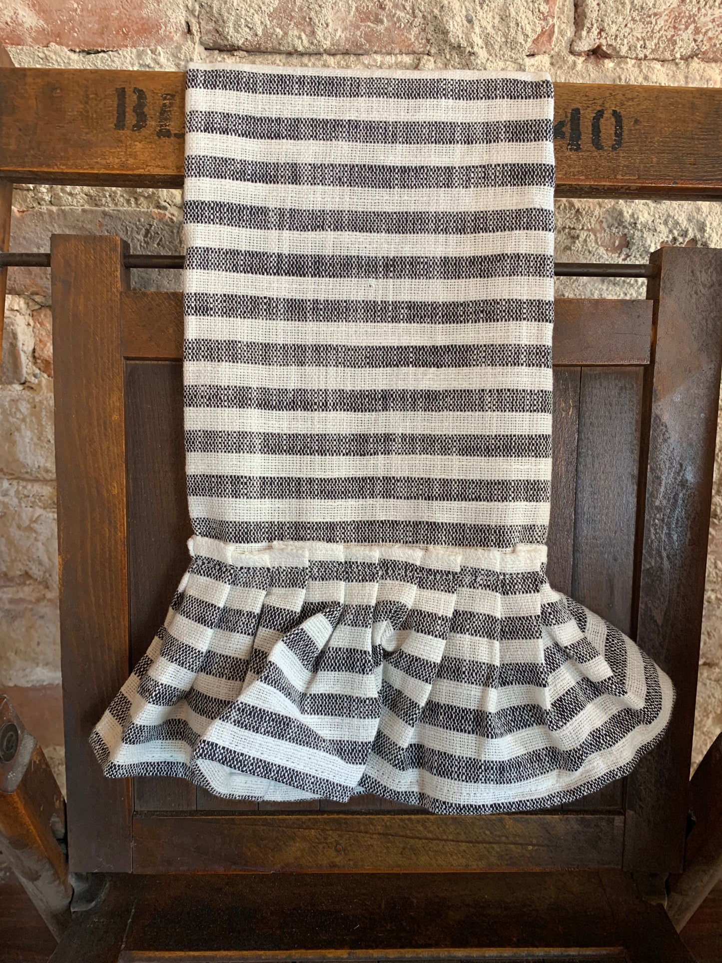 Tea Towel with a Ruffle