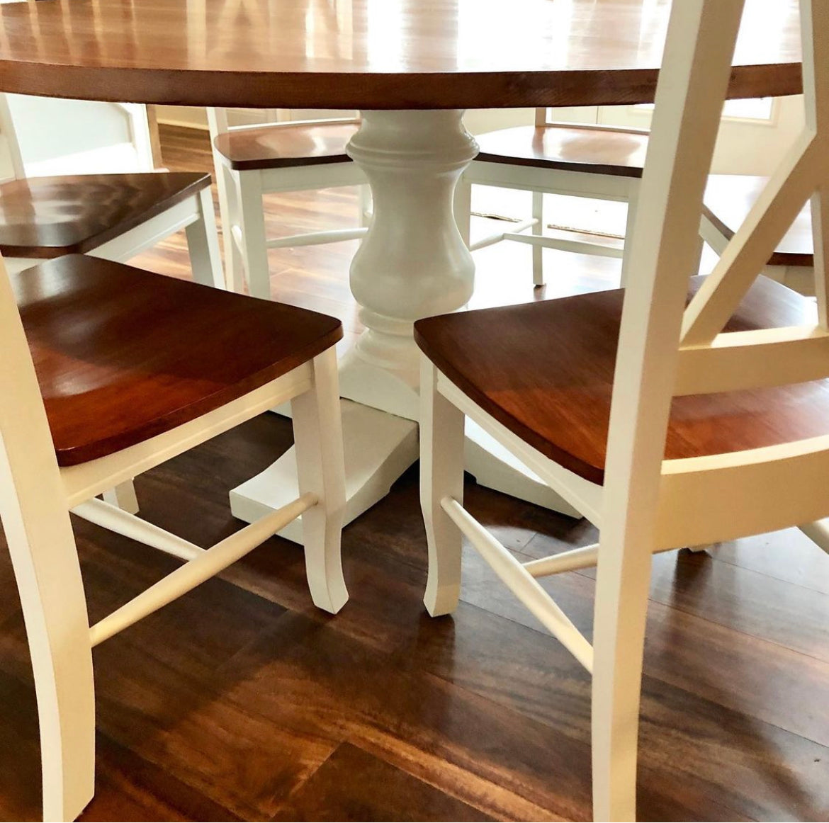 Close up of Independence Base painted in White.